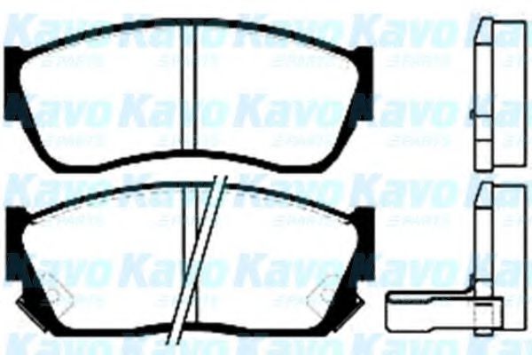 KAVO PARTS BP-8506 Тормозные колодки для SUBARU JUSTY II (Субару Жустъ 2) KAVO PARTS BP-8506 Тормозные колодки для SUBARU JUSTY II (Субару Жустъ 2)