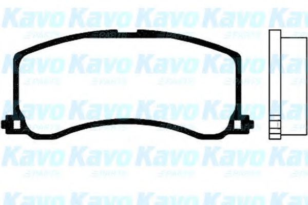 KAVO PARTS BP-8511 Тормозные колодки для SUZUKI ESTEEM (Сузуки Эстээм) KAVO PARTS BP-8511 Тормозные колодки для SUZUKI ESTEEM (Сузуки Эстээм)