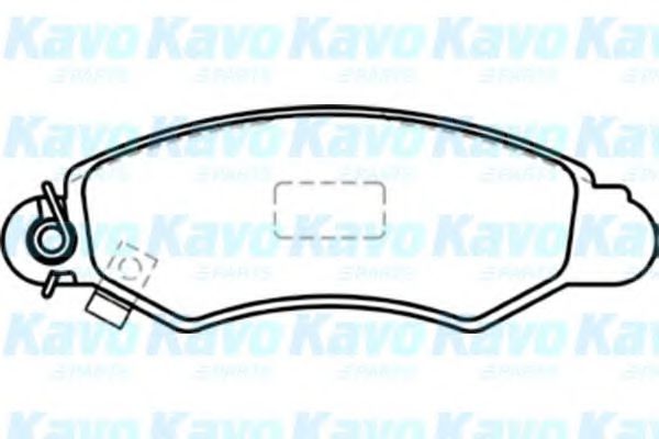KAVO PARTS BP-8520 Тормозные колодки для SUBARU JUSTY II (Субару Жустъ 2) KAVO PARTS BP-8520 Тормозные колодки для SUBARU JUSTY II (Субару Жустъ 2)