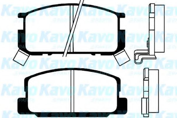 KAVO PARTS BP-9009 Тормозные колодки для TOYOTA COROLLA SPRINTER (Тойота/тоета Cоролла спринтэр) KAVO PARTS BP-9009 Тормозные колодки для TOYOTA COROLLA SPRINTER (Тойота/тоета Cоролла спринтэр)