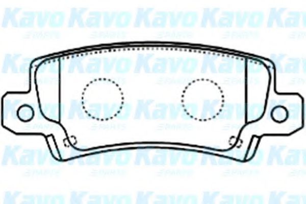 KAVO PARTS BP-9079 Тормозные колодки для TOYOTA COROLLA VERSO (Тойота/тоета Королла версо) KAVO PARTS BP-9079 Тормозные колодки для TOYOTA COROLLA VERSO (Тойота/тоета Королла версо)