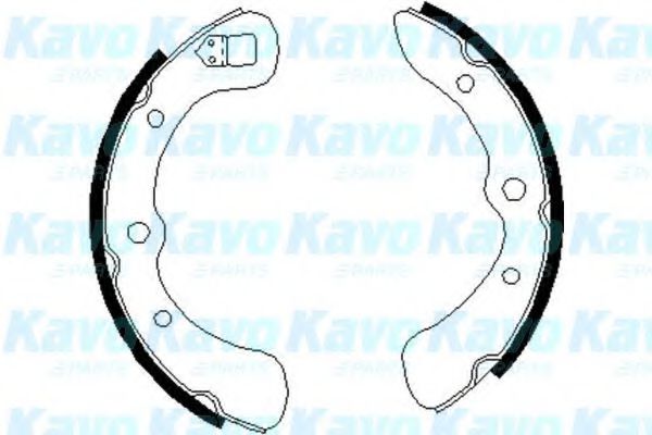KAVO PARTS BS-1900 Тормозные колодоки для DAIHATSU MIRA (Дайхатсу Мира) KAVO PARTS BS-1900 Тормозные колодоки для DAIHATSU MIRA (Дайхатсу Мира)