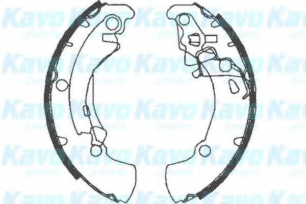 KAVO PARTS BS-1909 Тормозные колодоки для DAIHATSU HIJET (Дайхатсу Хижэт) KAVO PARTS BS-1909 Тормозные колодоки для DAIHATSU HIJET (Дайхатсу Хижэт)