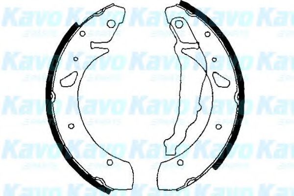 KAVO PARTS BS-2908 Тормозные колодоки для HONDA ACCORD VII (Хонда Аккорд 7) KAVO PARTS BS-2908 Тормозные колодоки для HONDA ACCORD VII (Хонда Аккорд 7)