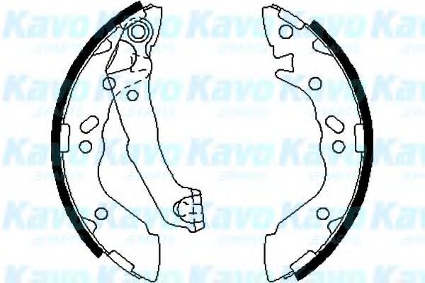 KAVO PARTS BS-3407 Тормозные колодоки для HYUNDAI EXCEL (Хендай Эxcэл) KAVO PARTS BS-3407 Тормозные колодоки для HYUNDAI EXCEL (Хендай Эxcэл)