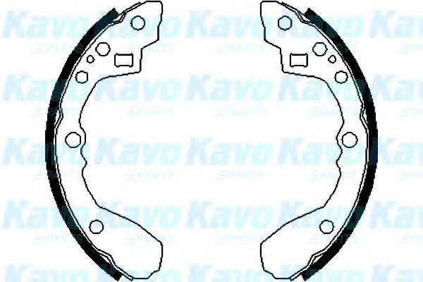 KAVO PARTS BS-5405 Тормозные колодоки для MAZDA 626 II (Мазда 626 2) KAVO PARTS BS-5405 Тормозные колодоки для MAZDA 626 II (Мазда 626 2)