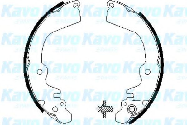 KAVO PARTS BS-6407 Тормозные колодоки для MITSUBISHI GALANT IV (Митсубиши/митсубиси Галант иv) KAVO PARTS BS-6407 Тормозные колодоки для MITSUBISHI GALANT IV (Митсубиши/митсубиси Галант иv)