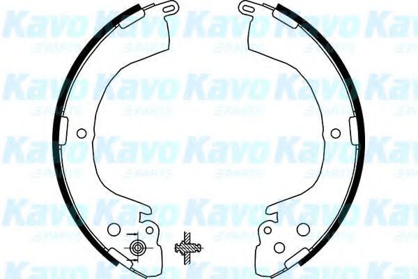 KAVO PARTS BS-6411 Тормозные колодоки для MITSUBISHI CHALLENGER (Митсубиши/митсубиси Чаллэнгэр) KAVO PARTS BS-6411 Тормозные колодоки для MITSUBISHI CHALLENGER (Митсубиши/митсубиси Чаллэнгэр)