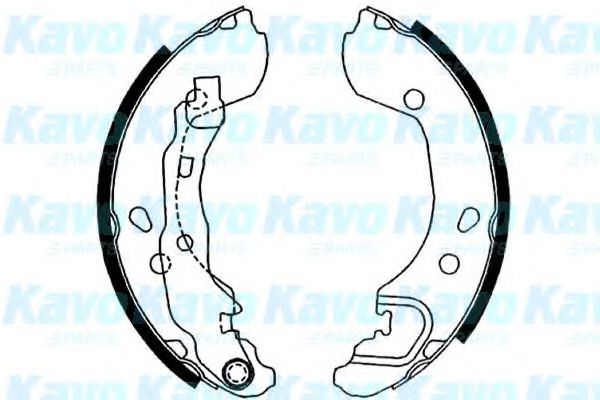 KAVO PARTS BS-7420 Тормозные колодоки для NISSAN NOTE (Ниссан Нотэ) KAVO PARTS BS-7420 Тормозные колодоки для NISSAN NOTE (Ниссан Нотэ)