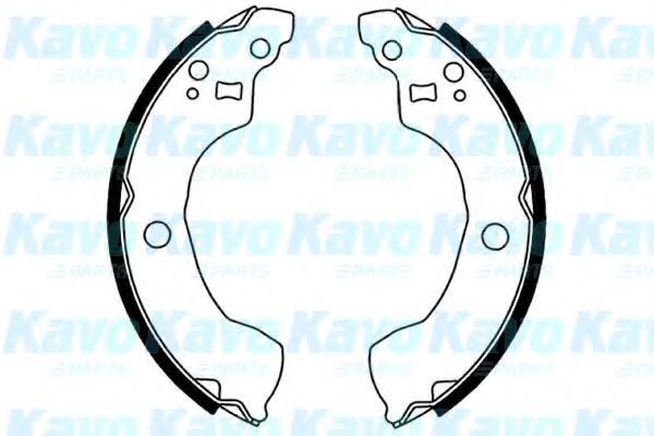 KAVO PARTS BS-7427 Тормозные колодоки для NISSAN (Ниссан) KAVO PARTS BS-7427 Тормозные колодоки для NISSAN (Ниссан)