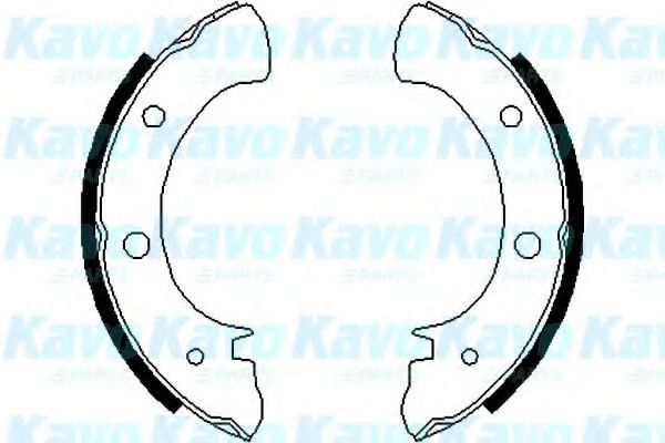 KAVO PARTS BS-8400 Тормозные колодоки для SUBARU (Субару) KAVO PARTS BS-8400 Тормозные колодоки для SUBARU (Субару)
