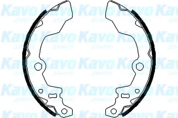 KAVO PARTS BS-8401 Тормозные колодоки для SUBARU (Субару) KAVO PARTS BS-8401 Тормозные колодоки для SUBARU (Субару)