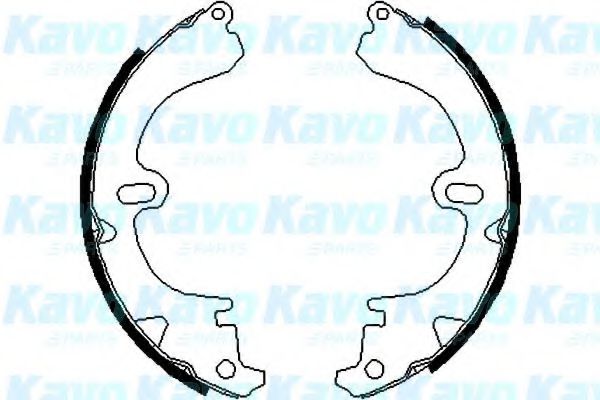 KAVO PARTS BS-9903 Тормозные колодоки для TOYOTA (Тойота/тоета)