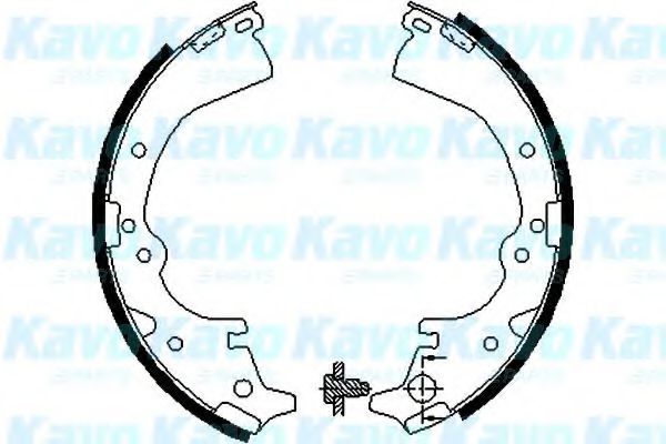 KAVO PARTS BS-9905 Тормозные колодоки для TOYOTA HIACE II (Тойота/тоета Хиаcэ 2) KAVO PARTS BS-9905 Тормозные колодоки для TOYOTA HIACE II (Тойота/тоета Хиаcэ 2)