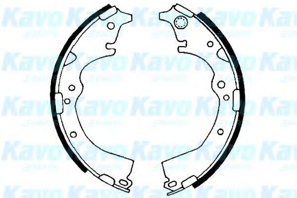 KAVO PARTS BS-9906 Тормозные колодоки для TOYOTA HIACE II (Тойота/тоета Хиаcэ 2) KAVO PARTS BS-9906 Тормозные колодоки для TOYOTA HIACE II (Тойота/тоета Хиаcэ 2)