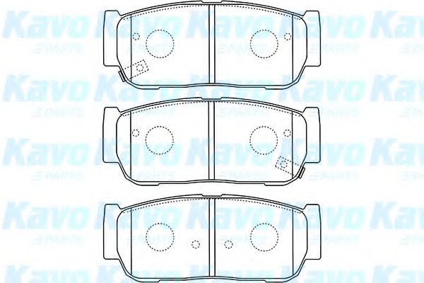KAVO PARTS BP-4019 Тормозные колодки для SSANGYONG KYRON (Сан-янг/санянг Кайрон) KAVO PARTS BP-4019 Тормозные колодки для SSANGYONG KYRON (Сан-янг/санянг Кайрон)