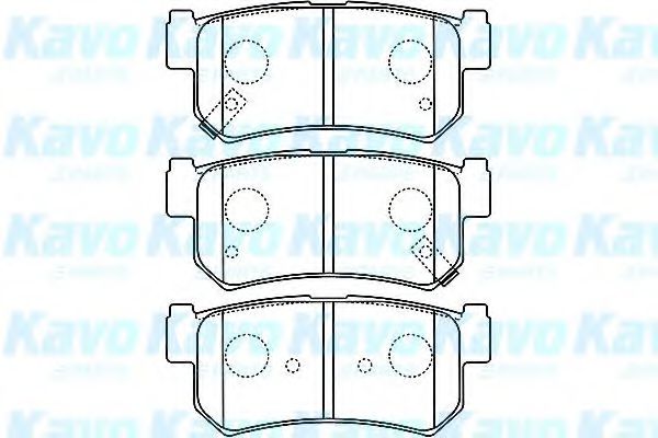 KAVO PARTS BP-7503 Тормозные колодки для SSANGYONG KYRON (Сан-янг/санянг Кайрон) KAVO PARTS BP-7503 Тормозные колодки для SSANGYONG KYRON (Сан-янг/санянг Кайрон)