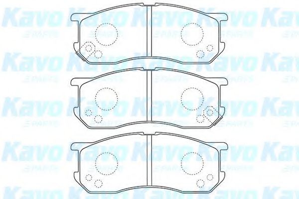 KAVO PARTS BP-9119 Тормозные колодки для DAIHATSU EXTOL (Дайхатсу Эxтол) KAVO PARTS BP-9119 Тормозные колодки для DAIHATSU EXTOL (Дайхатсу Эxтол)