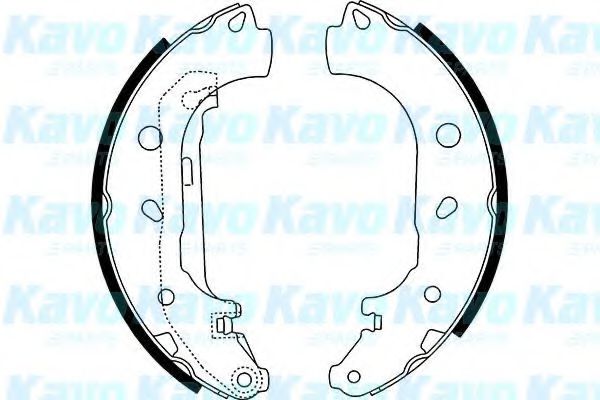 KAVO PARTS BS-5433 Тормозные колодоки для MAZDA 3 (Мазда 3)