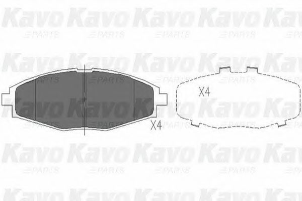 KAVO PARTS KBP-1002 Тормозные колодки для DAEWOO LANOS / SENS (Дэу Ланос / сэнс) KAVO PARTS KBP-1002 Тормозные колодки для DAEWOO LANOS / SENS (Дэу Ланос / сэнс)