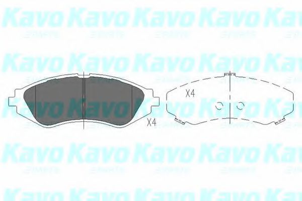 KAVO PARTS KBP-1008 Тормозные колодки для DAEWOO ARANOS (Дэу Аранос) KAVO PARTS KBP-1008 Тормозные колодки для DAEWOO ARANOS (Дэу Аранос)