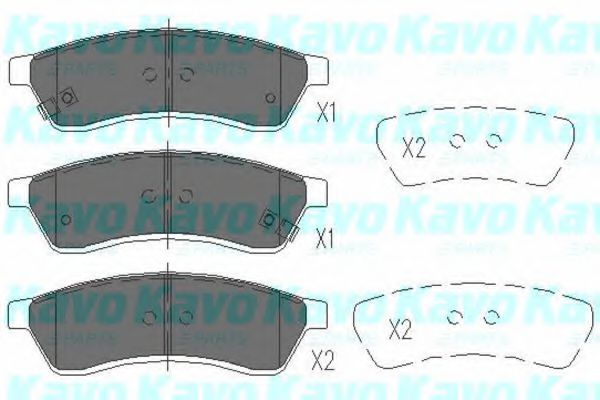 KAVO PARTS KBP-1012 Тормозные колодки для DAEWOO TOSCA (Дэу Тосcа) KAVO PARTS KBP-1012 Тормозные колодки для DAEWOO TOSCA (Дэу Тосcа)