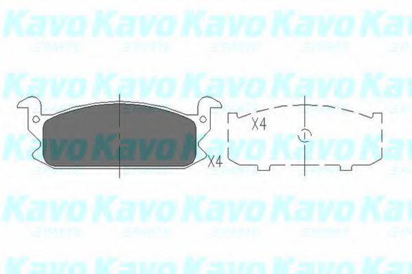 KAVO PARTS KBP-1503 Тормозные колодки для DAIHATSU CHARADE II (Дайхатсу Чарадэ 2) KAVO PARTS KBP-1503 Тормозные колодки для DAIHATSU CHARADE II (Дайхатсу Чарадэ 2)