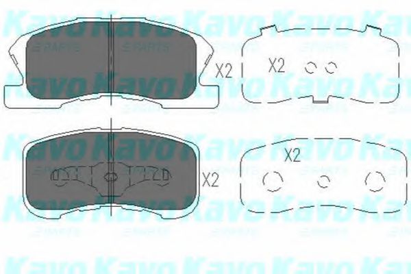 KAVO PARTS KBP-1508 Тормозные колодки для DAIHATSU SIRION (Дайхатсу Сирион) KAVO PARTS KBP-1508 Тормозные колодки для DAIHATSU SIRION (Дайхатсу Сирион)