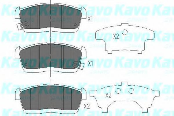 KAVO PARTS KBP-1515 Тормозные колодки для DAIHATSU BOON (Дайхатсу Боон) KAVO PARTS KBP-1515 Тормозные колодки для DAIHATSU BOON (Дайхатсу Боон)