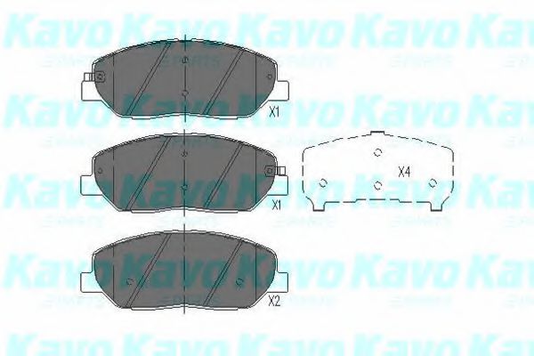 KAVO PARTS KBP-3023 Тормозные колодки для HYUNDAI GENESIS (Хендай Гэнэсис) KAVO PARTS KBP-3023 Тормозные колодки для HYUNDAI GENESIS (Хендай Гэнэсис)