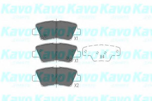 KAVO PARTS KBP-3025 Тормозные колодки для SSANGYONG KORANDO SPORTS II (Сан-янг/санянг Корандо спорц 2) KAVO PARTS KBP-3025 Тормозные колодки для SSANGYONG KORANDO SPORTS II (Сан-янг/санянг Корандо спорц 2)