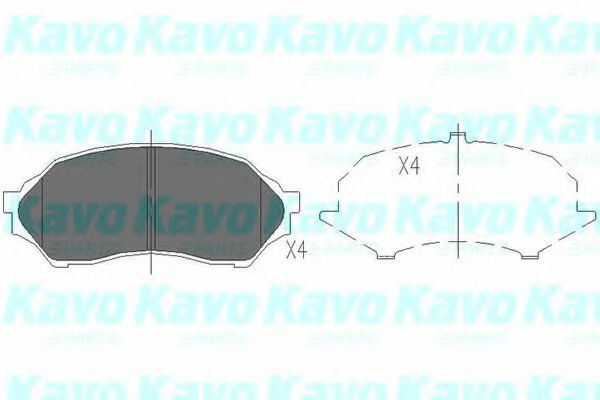 KAVO PARTS KBP-4505 Тормозные колодки для MAZDA 323 F/P VI (Мазда 323 ф/п vи) KAVO PARTS KBP-4505 Тормозные колодки для MAZDA 323 F/P VI (Мазда 323 ф/п vи)