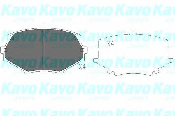 KAVO PARTS KBP-4527 Тормозные колодки для MAZDA MIATA II (Мазда Миата 2) KAVO PARTS KBP-4527 Тормозные колодки для MAZDA MIATA II (Мазда Миата 2)