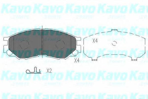 KAVO PARTS KBP-5508 Тормозные колодки для CHEVROLET VERANEIO (Шевроле Vэранэио) KAVO PARTS KBP-5508 Тормозные колодки для CHEVROLET VERANEIO (Шевроле Vэранэио)
