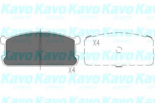 KAVO PARTS KBP-5521 Тормозные колодки для MITSUBISHI GALANT II (Митсубиши/митсубиси Галант 2) KAVO PARTS KBP-5521 Тормозные колодки для MITSUBISHI GALANT II (Митсубиши/митсубиси Галант 2)
