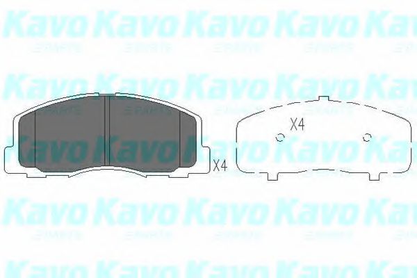 KAVO PARTS KBP-5523 Тормозные колодки для MITSUBISHI TREDIA (Митсубиши/митсубиси Трэдиа) KAVO PARTS KBP-5523 Тормозные колодки для MITSUBISHI TREDIA (Митсубиши/митсубиси Трэдиа)