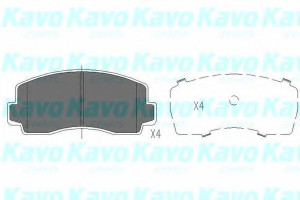 KAVO PARTS KBP-5528 Тормозные колодки для MITSUBISHI MONTERO (Митсубиши/митсубиси Монтэро) KAVO PARTS KBP-5528 Тормозные колодки для MITSUBISHI MONTERO (Митсубиши/митсубиси Монтэро)