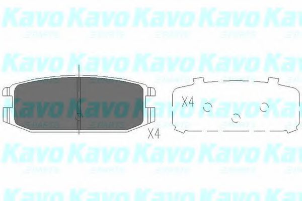 KAVO PARTS KBP-5538 Тормозные колодки для MITSUBISHI MONTERO (Митсубиши/митсубиси Монтэро) KAVO PARTS KBP-5538 Тормозные колодки для MITSUBISHI MONTERO (Митсубиши/митсубиси Монтэро)