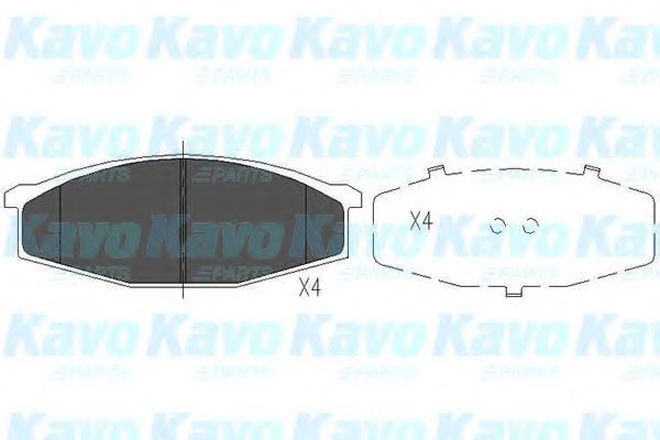 KAVO PARTS KBP-6501 Тормозные колодки для MITSUBISHI MONTERO (Митсубиши/митсубиси Монтэро) KAVO PARTS KBP-6501 Тормозные колодки для MITSUBISHI MONTERO (Митсубиши/митсубиси Монтэро)