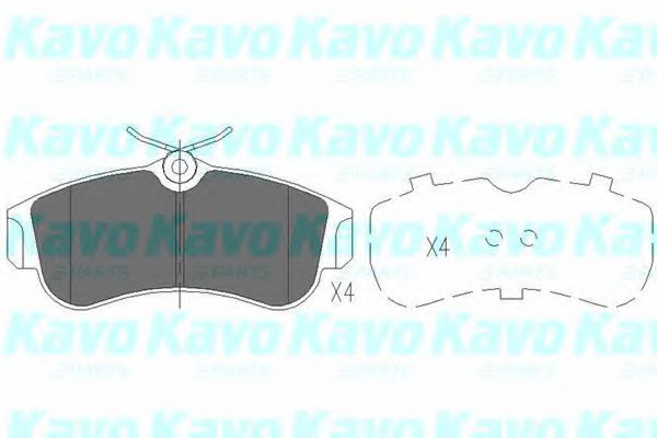 KAVO PARTS KBP-6502 Тормозные колодки для NISSAN PRIMERA (Ниссан Примера) KAVO PARTS KBP-6502 Тормозные колодки для NISSAN PRIMERA (Ниссан Примера)