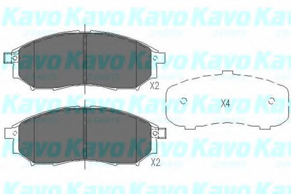 KAVO PARTS KBP-6567 Тормозные колодки для INFINITI M37 (Инфинити М37) KAVO PARTS KBP-6567 Тормозные колодки для INFINITI M37 (Инфинити М37)