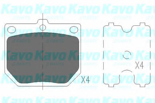 KAVO PARTS KBP-6569 Тормозные колодки для TOYOTA CORONA (Тойота/тоета Cорона) KAVO PARTS KBP-6569 Тормозные колодки для TOYOTA CORONA (Тойота/тоета Cорона)