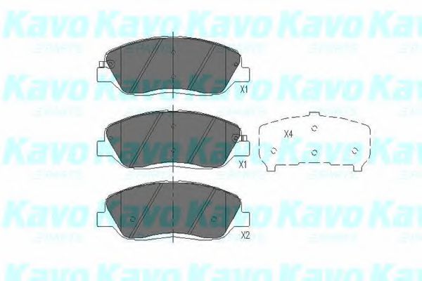 KAVO PARTS KBP-7506 Тормозные колодки для SSANGYONG KORANDO SPORTS II (Сан-янг/санянг Корандо спорц 2) KAVO PARTS KBP-7506 Тормозные колодки для SSANGYONG KORANDO SPORTS II (Сан-янг/санянг Корандо спорц 2)