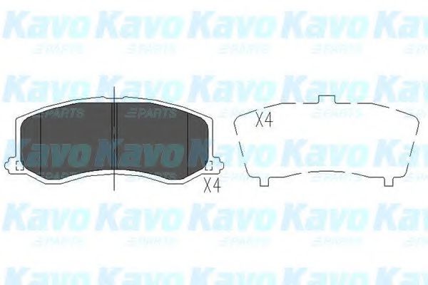 KAVO PARTS KBP-8516 Тормозные колодки для SUZUKI ESTEEM (Сузуки Эстээм) KAVO PARTS KBP-8516 Тормозные колодки для SUZUKI ESTEEM (Сузуки Эстээм)