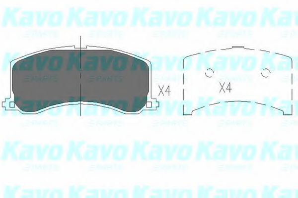 KAVO PARTS KBP-8517 Тормозные колодки для SUZUKI ESTEEM (Сузуки Эстээм) KAVO PARTS KBP-8517 Тормозные колодки для SUZUKI ESTEEM (Сузуки Эстээм)