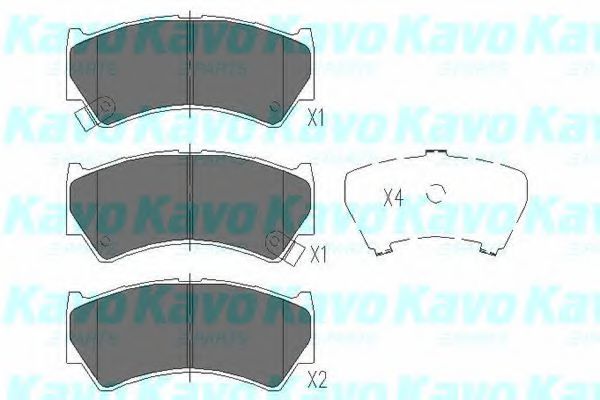 KAVO PARTS KBP-8519 Тормозные колодки для SUZUKI ESTEEM (Сузуки Эстээм) KAVO PARTS KBP-8519 Тормозные колодки для SUZUKI ESTEEM (Сузуки Эстээм)