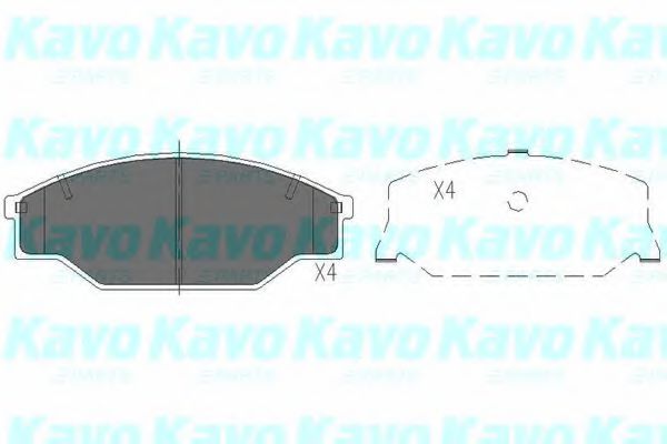KAVO PARTS KBP-9001 Тормозные колодки для TOYOTA HIACE II (Тойота/тоета Хиаcэ 2) KAVO PARTS KBP-9001 Тормозные колодки для TOYOTA HIACE II (Тойота/тоета Хиаcэ 2)