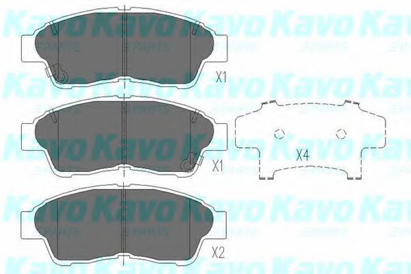 KAVO PARTS KBP-9005 Тормозные колодки для TOYOTA CARINA E (Тойота/тоета Карина е) KAVO PARTS KBP-9005 Тормозные колодки для TOYOTA CARINA E (Тойота/тоета Карина е)