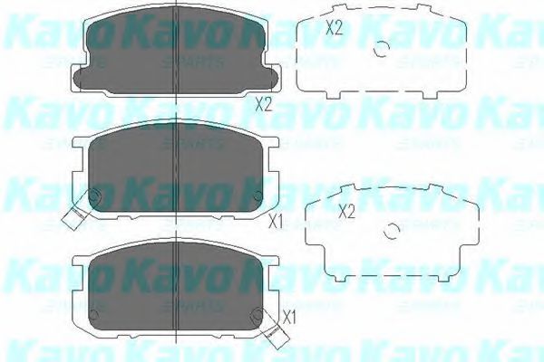 KAVO PARTS KBP-9035 Тормозные колодки для TOYOTA COROLLA SPRINTER (Тойота/тоета Cоролла спринтэр) KAVO PARTS KBP-9035 Тормозные колодки для TOYOTA COROLLA SPRINTER (Тойота/тоета Cоролла спринтэр)