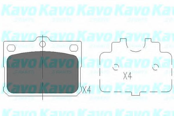 KAVO PARTS KBP-9081 Тормозные колодки для TOYOTA COROLLA (Тойота/тоета Cоролла) KAVO PARTS KBP-9081 Тормозные колодки для TOYOTA COROLLA (Тойота/тоета Cоролла)